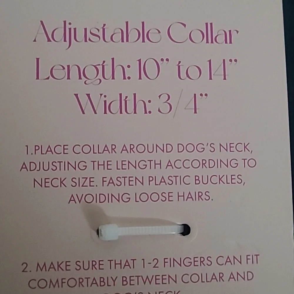 Paris Hilton Purple Collar - Size S